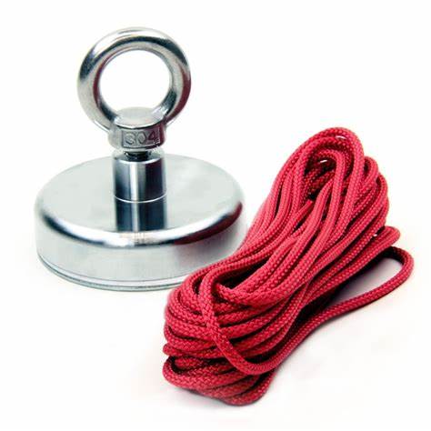 350lb Fishing Magnet With Rope